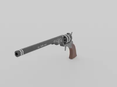 Colt Revolver Free 3D model