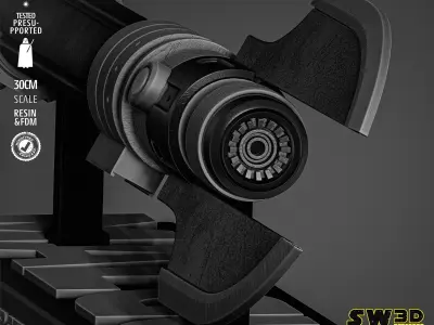 STAR WARS Darth Malgus Ligthsaber 3D print model