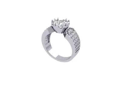 Wedding Ring  3D print model 315