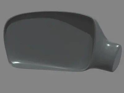 Car Mirror 011 Low-poly 3D model