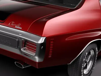 Chevrolet Chevelle 1970 3D model buy