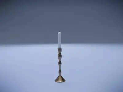 Candlestick Low-poly 3D model purchase