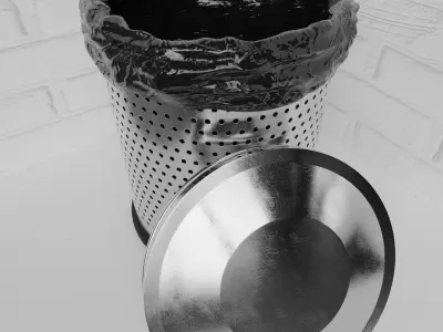 Trash can  3D model purchase