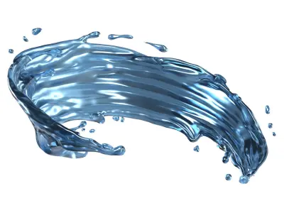 Water Splash 27 3D model