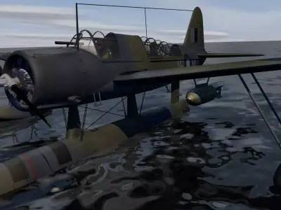 Vought Kingfisher Mk-1  - RAAF 3D model