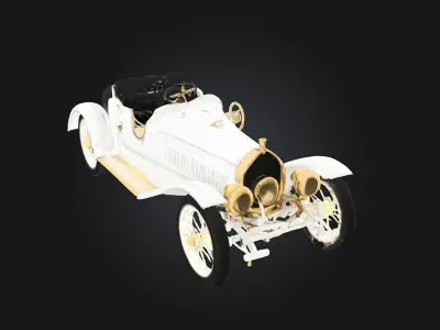 Vintage Elegance Car  Classic Sophistication on Wheels 3D model