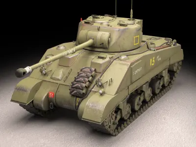 Sherman Firefly  3D model