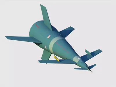 Von Braun Rocket ship 3D model