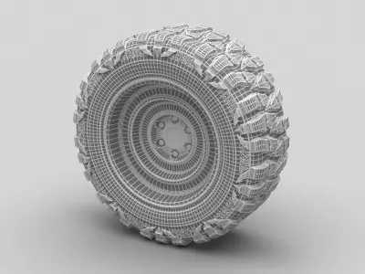 Nitto Mud Grappler 3D model