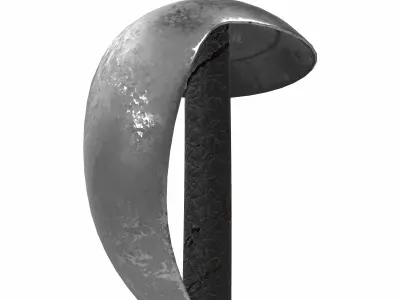 fencing sword 01  3D model
