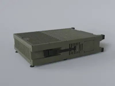 Military Radio - SubD Asset for Films and Games 3D model