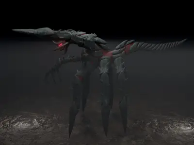 Insect PBR Free low-poly 3D model