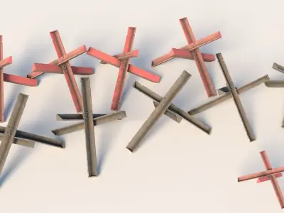 Czech Hedgehogs Low-poly 3D model