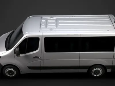 Renault Master L2H1 WindowVan 2020 3D model