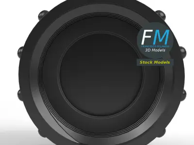 Plastic hose cap 3 3D model