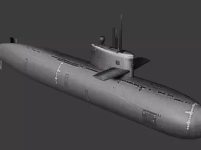 submarino 3D model