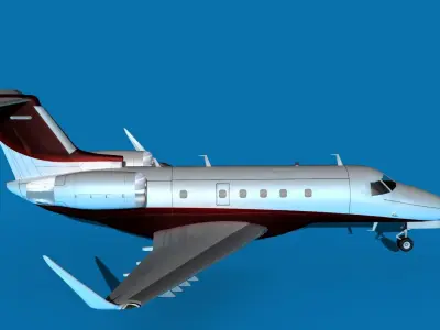 Embraer Praetor 500 V03 3D model