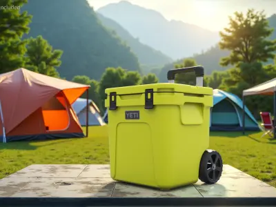 YETI Roadie 48 Wheeled Cooler Yellow 3D model