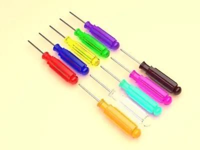 Mini Screwdriver Set 3D model