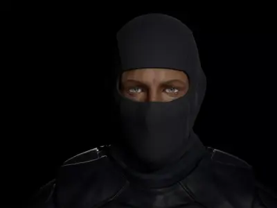 Tactical Male Soldier for Unreal Engine 4 FBX game ready low  Low-poly 3D model