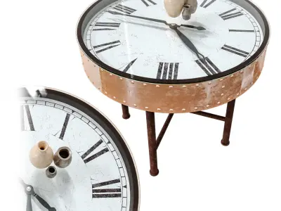 Table Clock 2 3D model