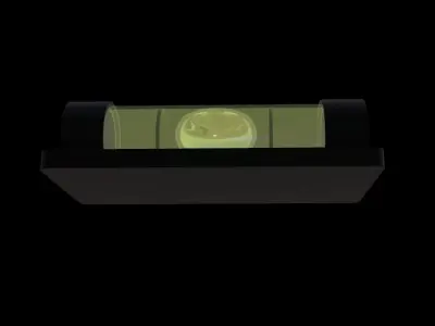 Stylised Spirit level Low-poly 3D model
