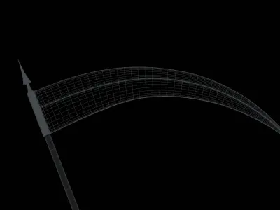 The reaper scythe Free low-poly 3D model