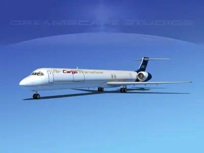 Douglas MD-80 Air Cargo Intl 3D model