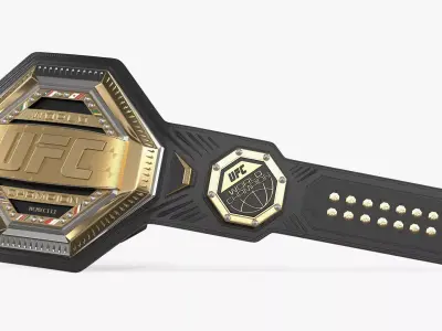 UFC Championship Belt 3D model