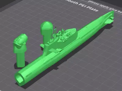 North Korea Sinpo-C aka Mod Romeo SSB Hero Kim Kun Ok 3D print model