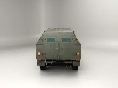 SBA-60-K2 Bulat Low-poly 3D model