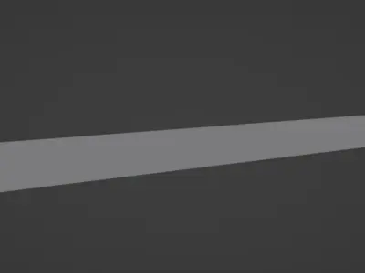 Metal ruler Low-poly 3D model purchase