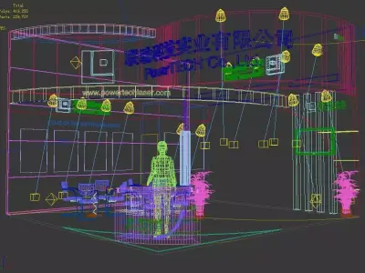 Exhibition - Area -6X6-3DMAX2009-35 3D model