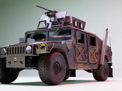 HUMVEE VEHICLE 3D model