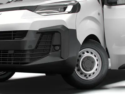 Fiat Scudo Van L3 HQ Interior 2025 3D model