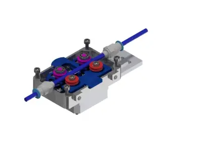 3D printer dual drive Extruder 3D model