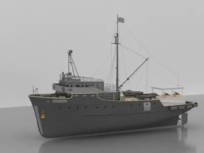 Fishing Vesse 3D model