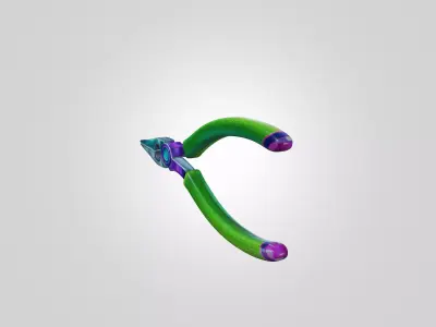 Stylized Precision Grip Tool - Game Ready 3D Model Free low-poly 3D model