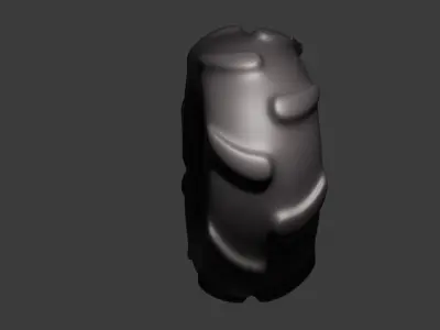 A beautiful tire model for tractor 3D model