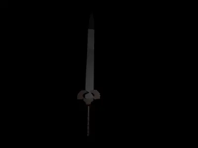 Sword Low Poly Low-poly 3D model get