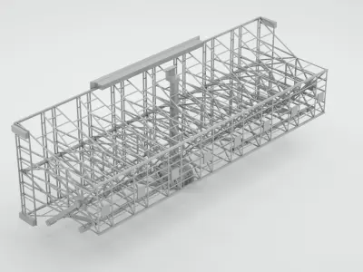 Type 965 Radar 3D model