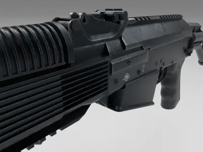 Molot VPO-205-03 Low-poly 3D model