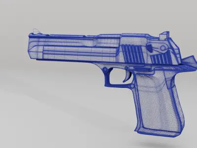 Desert Eagle 50ae 3D model purchase