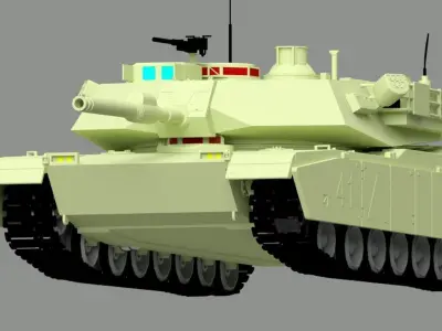 M1 Abrams 3D model