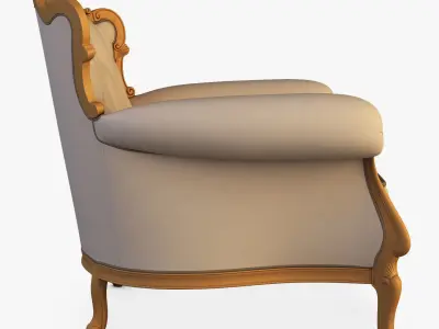 Angelo Cappellini Austen armchair 3D model