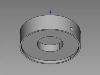 fork cap ua  3D model
