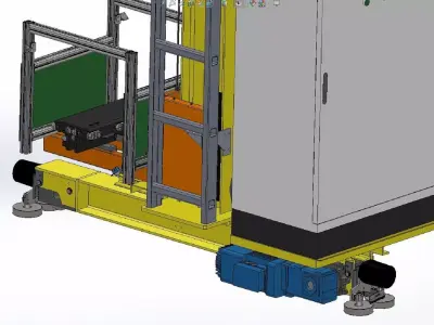 RGV for heavy-duty Smart warehouses 3D model