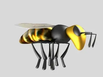 bee insect 3D model