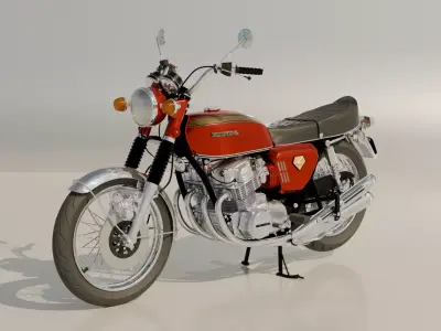 750 Honda Four K0 1970 3D model