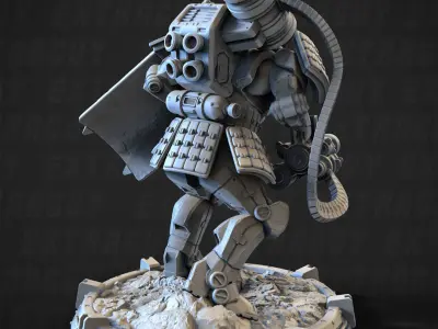Drake Static 100mm Set 3D print model